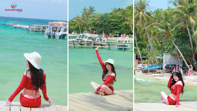 Phối đồ đi biển cùng bikini cho nữ giới