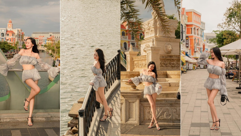 Những cách tạo dáng cơ bản khi chụp ảnh tại Grand World